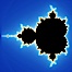 The Mandelbrot Fractal.  Fractals are complex geometric shapes that exhibit repeating patterns typified by <i>self-similarity</i>, or the tendency for the details of a shape to appear similar to the shape itself.  Often these shapes resemble patterns occurring naturally in the physical world, such as spiraling leaves, seemingly random coastlines, erosion and liquid waves.  Fractals are generated through surprisingly simple underlying mathematical expressions, producing subtle and surprising patterns.  The basic iterative expression for the Mandelbrot set is z = z-squared + c, operating in the complex (real, imaginary) number set. Image #10369