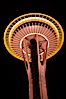 Space Needle at night. Seattle, Washington, USA. Image #13670