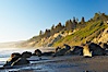 Ruby Beach, sunset. Ruby Beach, Olympic National Park, Washington, USA. Image #13810