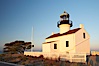 The old Point Loma lighthouse operated from 1855 to 1891 above the entrance to San Diego Bay.  It is now a maintained by the National Park Service and is part of Cabrillo National Monument. Cabrillo National Monument, San Diego, California, USA. Image #14522
