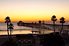 Oceanside Pier at dusk, sunset, night.  Oceanside. Oceanside Pier, Oceanside, California, USA. Image #14629