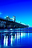 Oceanside Pier at dusk, sunset, night.  Oceanside. Oceanside Pier, Oceanside, California, USA. Image #14634