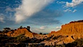 Broken Hill is an ancient, compacted sand dune that was uplifted to its present location and is now eroding. Torrey Pines State Reserve, San Diego, California, USA. Image #14756