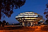 UCSD Library glows at sunset (Geisel Library, UCSD Central Library). University of California, San Diego, La Jolla, California, USA. Image #14780