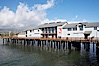 The Ty Warner Sea Center, a part of the Santa Barbara Museum of Natural History, located on Stearns Wharf. Santa Barbara Museum of History, Santa Barbara, California, USA. Image #14890