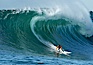 Brock Little, final round, Mavericks surf contest (third place), February 7, 2006. Mavericks, Half Moon Bay, California, USA. Image #15300