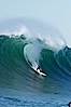 Evan Slater, final round, Mavericks surf contest (fifth place), February 7, 2006. Mavericks, Half Moon Bay, California, USA. Image #15302