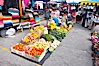 Otavalo market, a large and famous Andean market high in the Ecuadorian mountains, is crowded with locals and tourists each Saturday. San Pablo del Lago, Otavalo, Ecuador. Image #16792