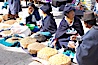 Otavalo market, a large and famous Andean market high in the Ecuadorian mountains, is crowded with locals and tourists each Saturday. San Pablo del Lago, Otavalo, Ecuador. Image #16794