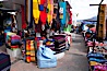 Otavalo market, a large and famous Andean market high in the Ecuadorian mountains, is crowded with locals and tourists each Saturday. San Pablo del Lago, Otavalo, Ecuador. Image #16796