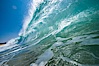 A wave, breaking with powerful energy, at the Wedge in Newport Beach. The Wedge, Newport Beach, California, USA. Image #16992
