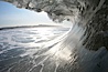 Ponto, South Carlsbad, morning surf. Ponto, Carlsbad, California, USA. Image #17858