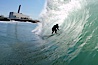 Jetties, Carlsbad, morning surf. Warm Water Jetties, Carlsbad, California, USA. Image #17910