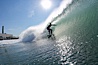 Jetties, Carlsbad, morning surf. Warm Water Jetties, Carlsbad, California, USA. Image #17916