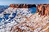 Canyonlands National Park, winter, viewed from Grandview Point.  Island in the Sky. Canyonlands National Park, Utah, USA. Image #18097