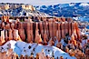 Bryce Canyon hoodoos line all sides of the Bryce Amphitheatre. Bryce Canyon National Park, Utah, USA. Image #18615