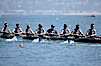 Cal (UC Berkeley) on their way to winning the men's JV final, 2007 San Diego Crew Classic. Mission Bay, San Diego, California, USA. Image #18641