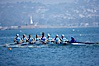 UCLA on their way to a third place finish in the women's JV final, 2007 San Diego Crew Classic. Mission Bay, San Diego, California, USA. Image #18650