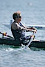 Cal (UC Berkeley) on their way to winning the men's JV final, 2007 San Diego Crew Classic. Mission Bay, San Diego, California, USA. Image #18651