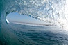 Breaking wave, early morning surf. Ponto, Carlsbad, California, USA. Image #19409