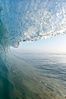 Breaking wave, early morning surf. Ponto, Carlsbad, California, USA. Image #19411