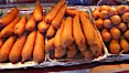 Hot Dog on a Stick, corn dog, greasy fried fatty food. Del Mar Fair, Del Mar, California, USA. Image #20859
