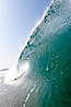 Breaking wave, morning surf, curl, tube. Ponto, Carlsbad, California, USA. Image #20887