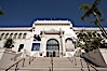 The San Diego Museum of Natural History, Balboa Park, San Diego.  The San Diego Natural History Museum is the place to find dinosaur bones and get a close up look at insects, birds and organic matter that make our outside world so interesting. Renovated in 2001, a new wing has doubled the museums original 65,000 square feet of floor space to about 150,000 square feet. Balboa Park, San Diego, California, USA. Image #22178