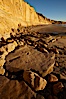 Boulders and sandstone cliffs, Torrey Pines State Beach. Torrey Pines State Reserve, San Diego, California, USA. Image #22438