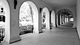 Breezeway and arches, Casa del Prado. Balboa Park, San Diego, California, USA. Image #23097