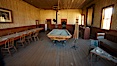 Wheaton and Hollis Hotel, interior of pool room and parlor. Bodie State Historical Park, California, USA. Image #23110