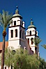 St. Mary's Basilica, in downtown Phoenix adjacent to the Phoenix Convention Center.  The Church of the Immaculate Conception of the Blessed Virgin Mary, founded in 1881, built in 1914, elevated to a minor basilica by Pope John Paul II in 1987. Phoenix, Arizona, USA. Image #23182