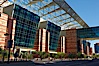Phoenix Convention Center. Originally built in 1972 and expanded in 1985 and the mid-90's, the Phoenix Convention center offers 300,000 square feet of space for conventions year round.  It's exterior is a mix of modern glass, metal and stone architecture. Phoenix Convention Center, Phoenix, Arizona, USA. Image #23184