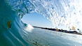 Cardiff morning surf, breaking wave. Cardiff by the Sea, California, USA. Image #23301