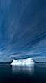 Iceberg, clouds and sky, Antarctica. Antarctic Sound, Antarctic Peninsula, Antarctica. Image #24785