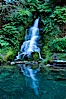 Small waterfall near The Chateau at Oregon Caves National Monument. Oregon Caves National Monument, Oregon, USA. Image #25858