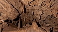 Limestone and marble underground formations, Miller's Chapel grotto in Oregon Caves National Monument.  Eons of acidified groundwater have slowly etched away at marble, creating the extensive and intricate cave formations in Oregon Caves National Monument. Oregon Caves National Monument, Oregon, USA. Image #25863
