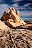 Sandstone ridges and fins, in the White Domes section of Valley of Fire State Park. Valley of Fire State Park, Nevada, USA. Image #26482