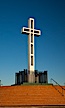 The Mount Soledad Cross, a landmark in La Jolla, California. The Mount Soledad Cross is a 29-foot-tall cross erected in 1954. La Jolla, California, USA. Image #26546