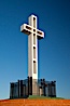 The Mount Soledad Cross, a landmark in La Jolla, California. The Mount Soledad Cross is a 29-foot-tall cross erected in 1954. La Jolla, California, USA. Image #26547