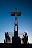 The Mount Soledad Cross, a landmark in La Jolla, California. The Mount Soledad Cross is a 29-foot-tall cross erected in 1954. La Jolla, California, USA. Image #26549
