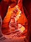 Lower Antelope Canyon, a deep, narrow and spectacular slot canyon lying on Navajo Tribal lands near Page, Arizona. Navajo Tribal Lands, Page, Arizona, USA. Image #26628