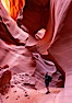 Lower Antelope Canyon, a deep, narrow and spectacular slot canyon lying on Navajo Tribal lands near Page, Arizona. Navajo Tribal Lands, Page, Arizona, USA. Image #26629