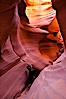Lower Antelope Canyon, a deep, narrow and spectacular slot canyon lying on Navajo Tribal lands near Page, Arizona. Navajo Tribal Lands, Page, Arizona, USA. Image #26657