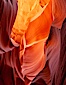 Lower Antelope Canyon, a deep, narrow and spectacular slot canyon lying on Navajo Tribal lands near Page, Arizona. Navajo Tribal Lands, Page, Arizona, USA. Image #26684