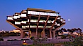 UCSD Library glows at sunset (Geisel Library, UCSD Central Library). University of California, San Diego, San Diego, California, USA. Image #26908
