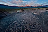 Sky Rock petroglyphs near Bishop, California.  Hidden atop on of the enormous boulders of the Volcanic Tablelands lies Sky Rock, a set of petroglyphs that face the sky.  These superb examples of native American petroglyph artwork are thought to be Paiute in origin, but little is known about them. Bishop, California, USA. Image #27008