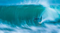 Breaking wave fast motion and blur. The Wedge. Newport Beach, California, USA. Image #27074