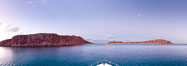 Sea of Cortez coastal scenic panorama, near La Paz, Baja California, Mexico. Sea of Cortez, Baja California, Mexico. Image #27376