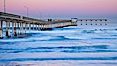 Ocean Beach Pier, also known as the OB Pier or Ocean Beach Municipal Pier, is the longest concrete pier on the West Coast measuring 1971 feet (601 m) long. San Diego, California, USA. Image #27391